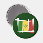 Aimant Drapeau Sénégal (Recto/Verso)