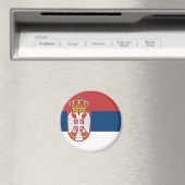Aimant Drapeau serbe (In Situ (Lave-vaisselle))