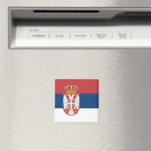 Aimant Drapeau Serbie (In Situ (Lave-vaisselle))