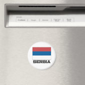 Aimant Drapeau Serbie (In Situ (Lave-vaisselle))