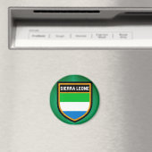Aimant Drapeau Sierra Leone (In Situ (Lave-vaisselle))