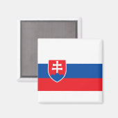 Aimant Drapeau Slovaquie (Recto/Verso)