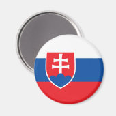 Aimant Drapeau Slovaquie (Recto/Verso)