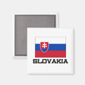 Aimant Drapeau Slovaquie (Recto/Verso)