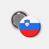 Aimant Drapeau Slovénie (Recto/Verso)