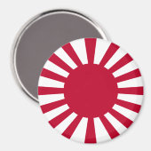 Aimant Drapeau solaire japonais (Recto/Verso)