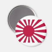 Aimant Drapeau solaire japonais (Recto/Verso)