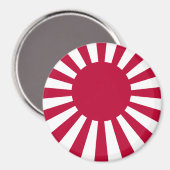 Aimant Drapeau solaire japonais (Recto/Verso)