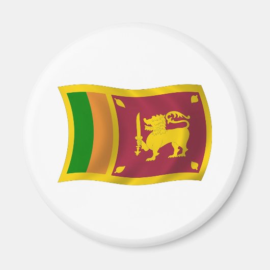 Aimant Drapeau Sri Lanka (Devant)