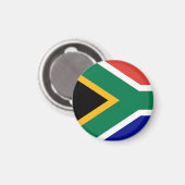 Aimant Drapeau sud-africain (Recto/Verso)
