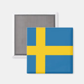 Aimant Drapeau Suède (Recto/Verso)