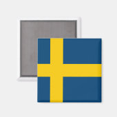 Aimant Drapeau suédois (Recto/Verso)