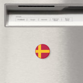 Aimant Drapeau suédois de Finlande (In Situ (Lave-vaisselle))
