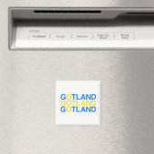 Aimant Drapeau suédois GOTLAND (In Situ (Lave-vaisselle))
