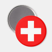 Aimant drapeau suisse (Recto/Verso)