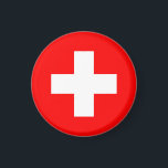 Aimant Drapeau Suisse<br><div class="desc">Drapeau Suisse</div>