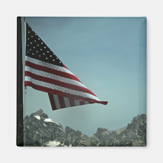 Aimant Drapeau sur l'aimant Teton (Devant)