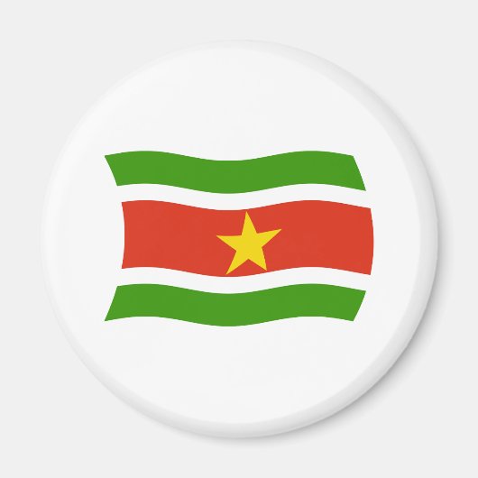 Aimant Drapeau Suriname (Devant)
