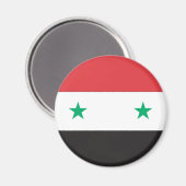 Aimant Drapeau Syrie (Recto/Verso)