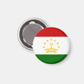 Aimant Drapeau Tadjikistan (Recto/Verso)
