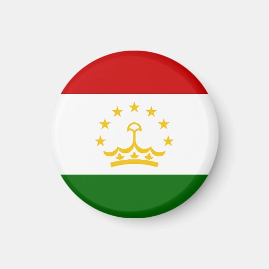Aimant Drapeau Tadjikistan (Devant)