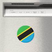 Aimant Drapeau tanzanien (In Situ (Lave-vaisselle))
