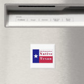 Aimant Drapeau texan natif de 8e génération (In Situ (Lave-vaisselle))