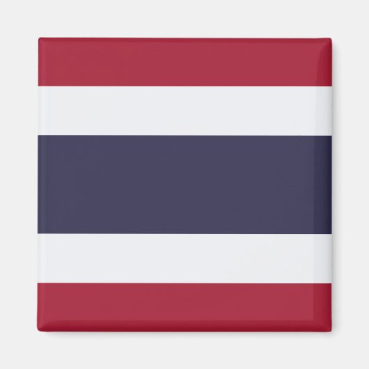 Aimant Drapeau thaïlandais (Thaïlande) (Devant)
