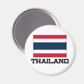Aimant Drapeau Thaïlande (Recto/Verso)