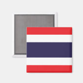 Aimant Drapeau Thaïlande (Recto/Verso)