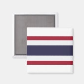 Aimant Drapeau Thaïlande (Recto/Verso)