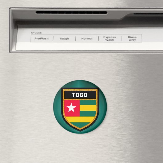 Aimant Drapeau Togo (In Situ (Lave-vaisselle))