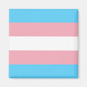 Aimant Drapeau transgenre trans pride symbole LGBT homo g (Devant)