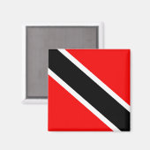 Aimant Drapeau Trinité-et-Tobago (Recto/Verso)