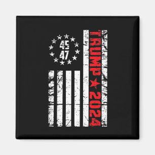 Aimant Drapeau Trump 2024 - 45 47 Trump Betsy Ross Drapea