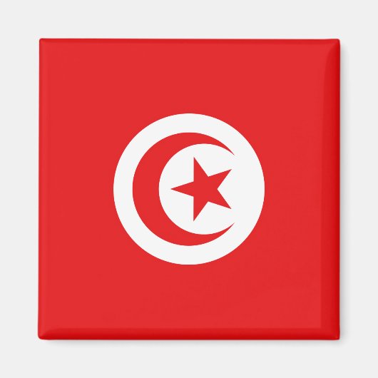 Aimant Drapeau Tunisie (Devant)