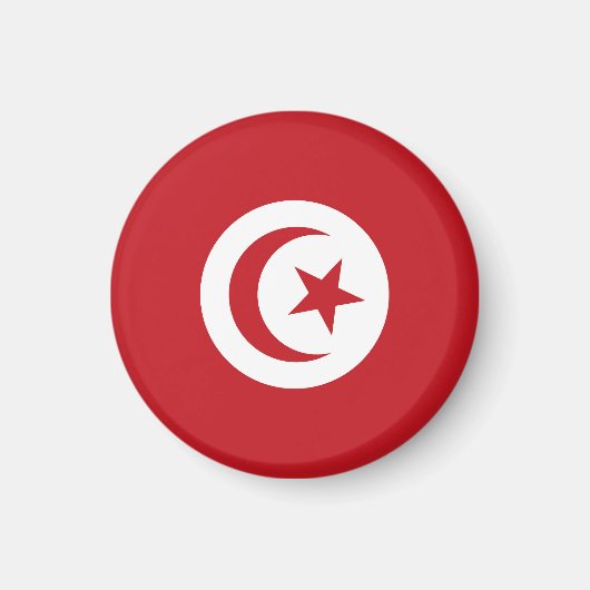 Aimant Drapeau tunisien (Devant)