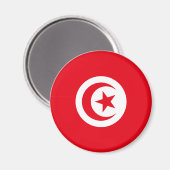 Aimant Drapeau tunisien (Recto/Verso)