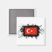 Aimant Drapeau turc (Recto/Verso)