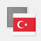 Aimant Drapeau Türkiye - Turquie (Recto/Verso)