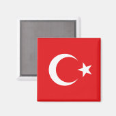 Aimant Drapeau Turquie (Recto/Verso)