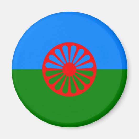Aimant Drapeau tzigane (Devant)