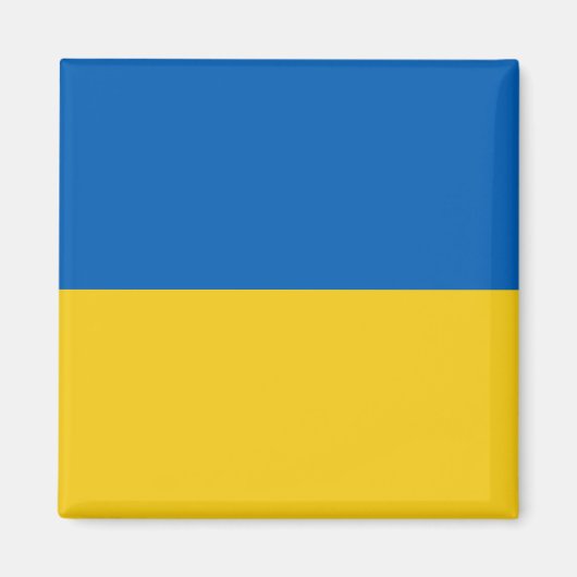 Aimant Drapeau Ukraine (Devant)