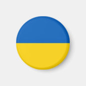 Aimant Drapeau Ukraine (Devant)
