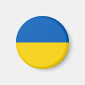 Aimant Drapeau ukrainien (Devant)