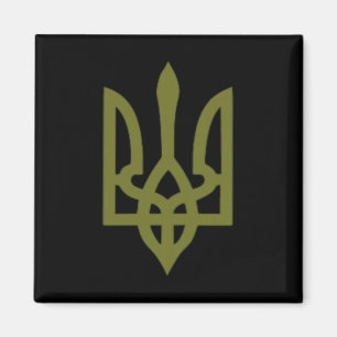 Aimant Drapeau ukrainien Crête Symbole Signe Logo Ukraine