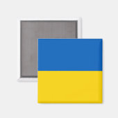Aimant Drapeau ukrainien (Ukraine) (Recto/Verso)