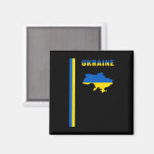 Aimant Drapeau ukrainien vertical (Recto/Verso)