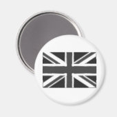 Aimant Drapeau Union Jack du Royaume-Uni - Chrome (Recto/Verso)