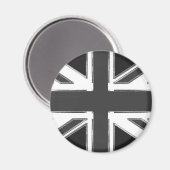 Aimant Drapeau Union Jack du Royaume-Uni - Chrome (Recto/Verso)